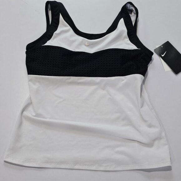 Nike Sport Mesh Scoop-Neck Tankini Swim Top - Picture 4 of 9
